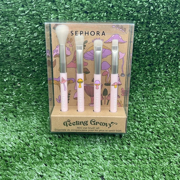 🎉HOST PICK x 2🎉SEPHORA COLLECTION Feeling Groovy Mini Eye Brush Set, LTD EDITION - Picture 3 of 9